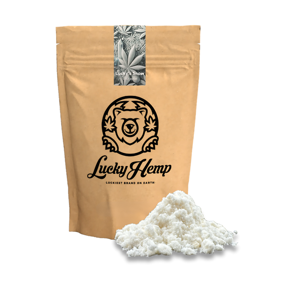 Lucky's Snow 99.9% CBD flowers Lucky Hemp