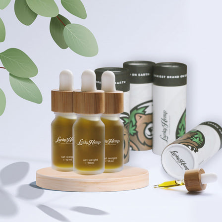 Oil Set 10% + 20% Full Spectrum CBD Oils Lucky Hemp