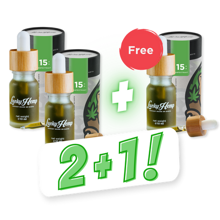 3 FOR 2 - 15% CBD oils