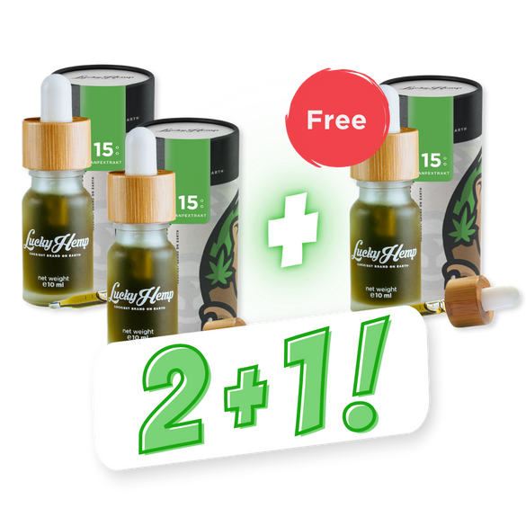 3 FOR 2 - 15% CBD oils