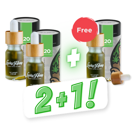 3 FOR 2 - 20% CBD oils