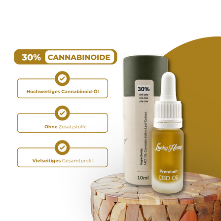 30% Cannabinoid Oil Oils Lucky Hemp