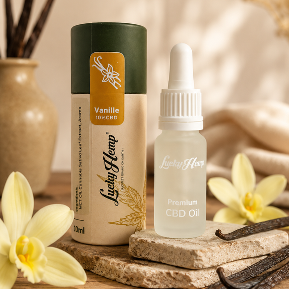 Huile CBD à la vanille 10 %