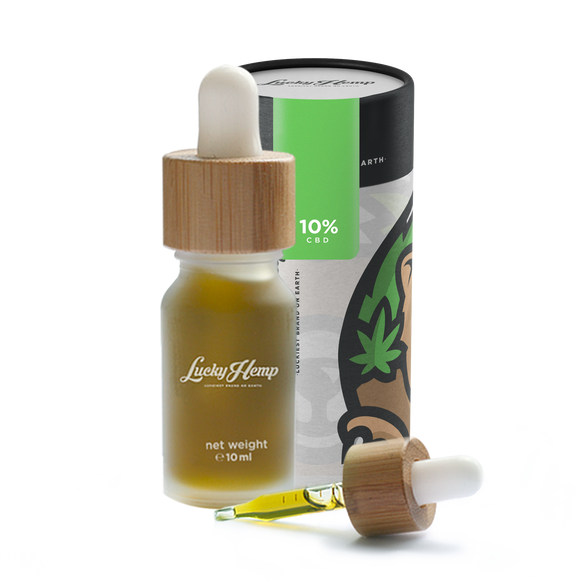 Oil Set 10% + 20% Full Spectrum CBD Oils Lucky Hemp   