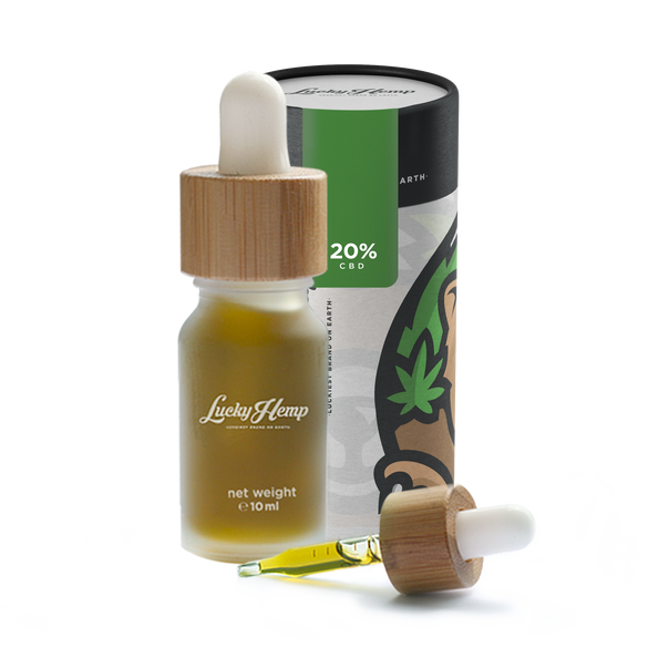 Oil Set 10% + 20% Full Spectrum CBD Oils Lucky Hemp   